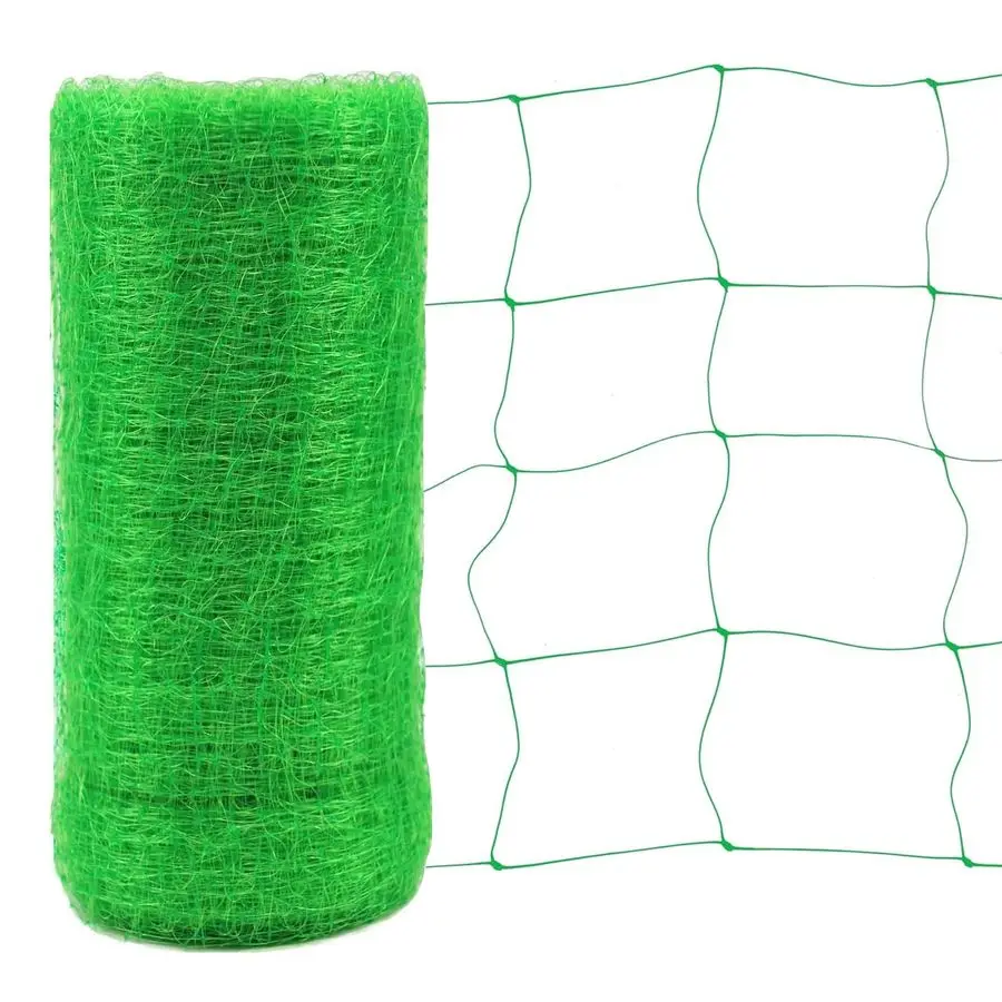 

Trellis Netting 79x328, 6 Inch Mesh HeavyDuty Plastic Green Garden Netting for Growing High Yield Tomatoes, Peas, Vine Climbing