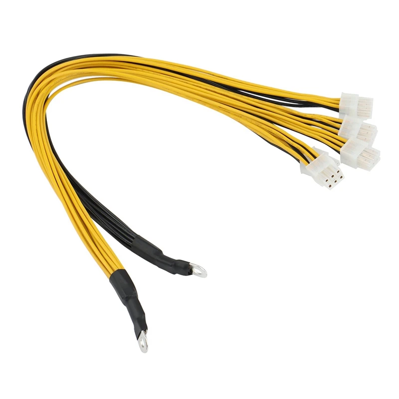 4Pack 6Pin Connector Server Power Supply Cable Pcie Express For Antminer S9 S9I Z9 For P3 P5 Support Miner PSU Cable