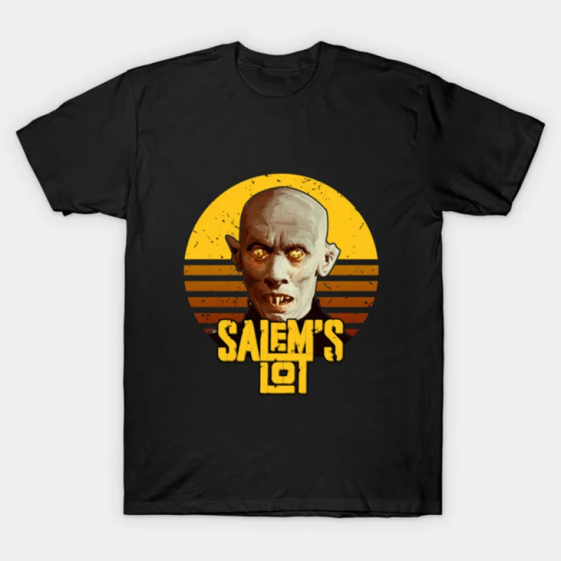 

Salem's Lot Gothic Horror movie Nosferatu 1009 Vampire Scary Halloween Gift T shirt Large size Tops 100% cotton printed Clothes