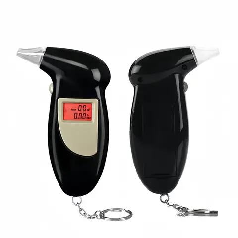 Portable Breath Alcohol Tester Handheld Breathalyzer Alcotest Alcohol Test Tools Backlight Digital Set Car Accessories Universal