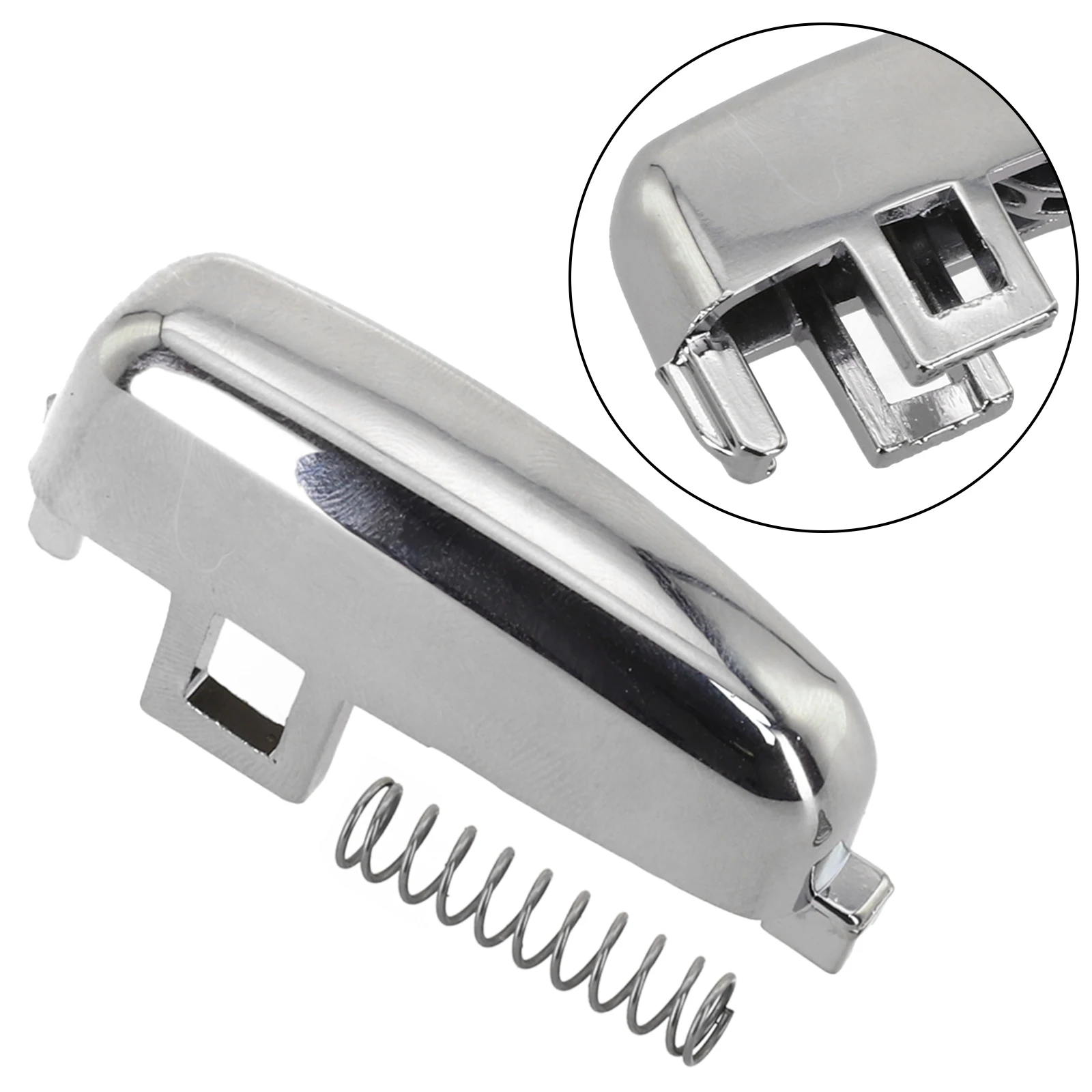 Light And Screen Difference Brake Replacement Car Handbrake Button Silver Color Zinc Alloy Broken Damaged Replacement