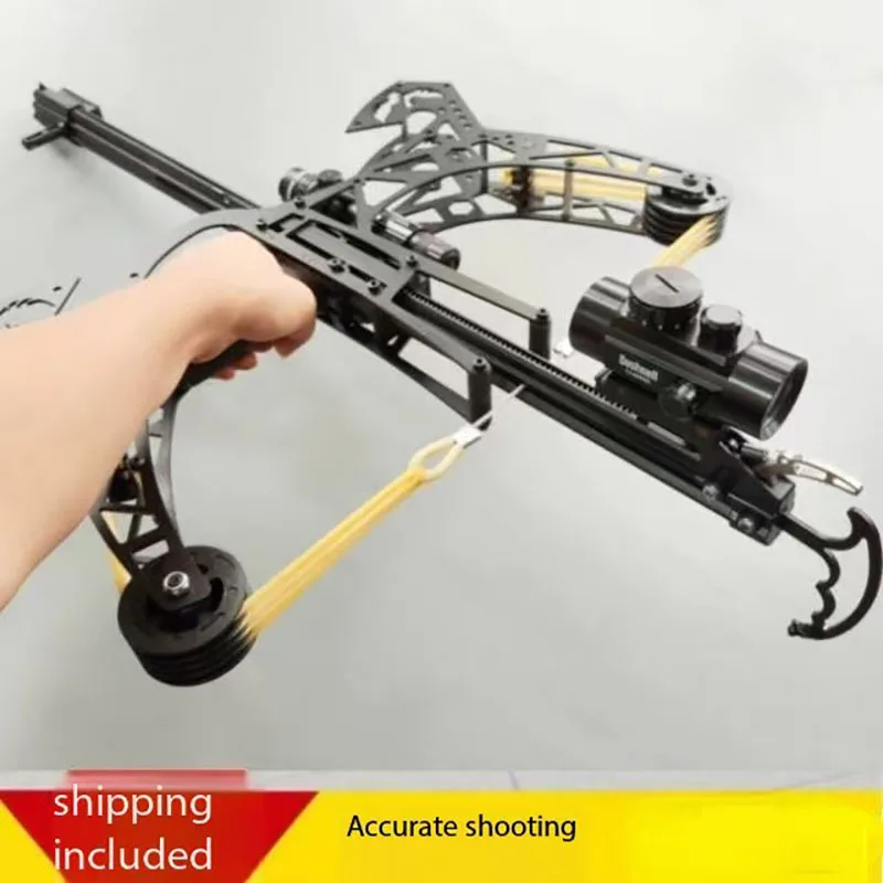 60-round steel ball archery composite bow assistant adult competition outdoor sports recurve bow mechanical pulley triangle bow