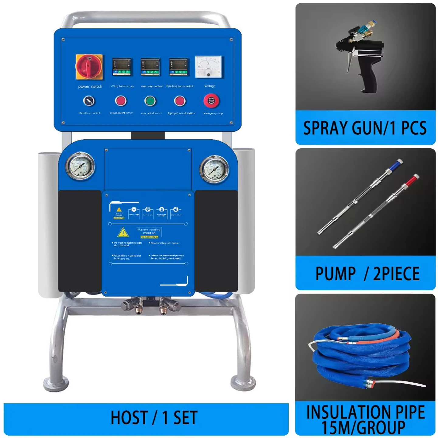 Polyurethane Waterproofing Pu Spray Foam Machine Injection Hydraulic Polyurea Spray Machine For Sale