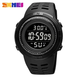 SKMEI Original 50M Waterproof Military Digital Wristwatch for Man Luxury Body Temperature Luminous Sports Watch Top Brand Clock