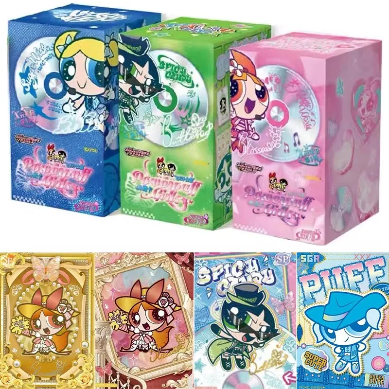 

The Powerpuff Girls Card KAYOU Genuine X-Element Pack Series 1 Limited Edition Rare Collectible Cards SC Bubbles Anime Gift Toys