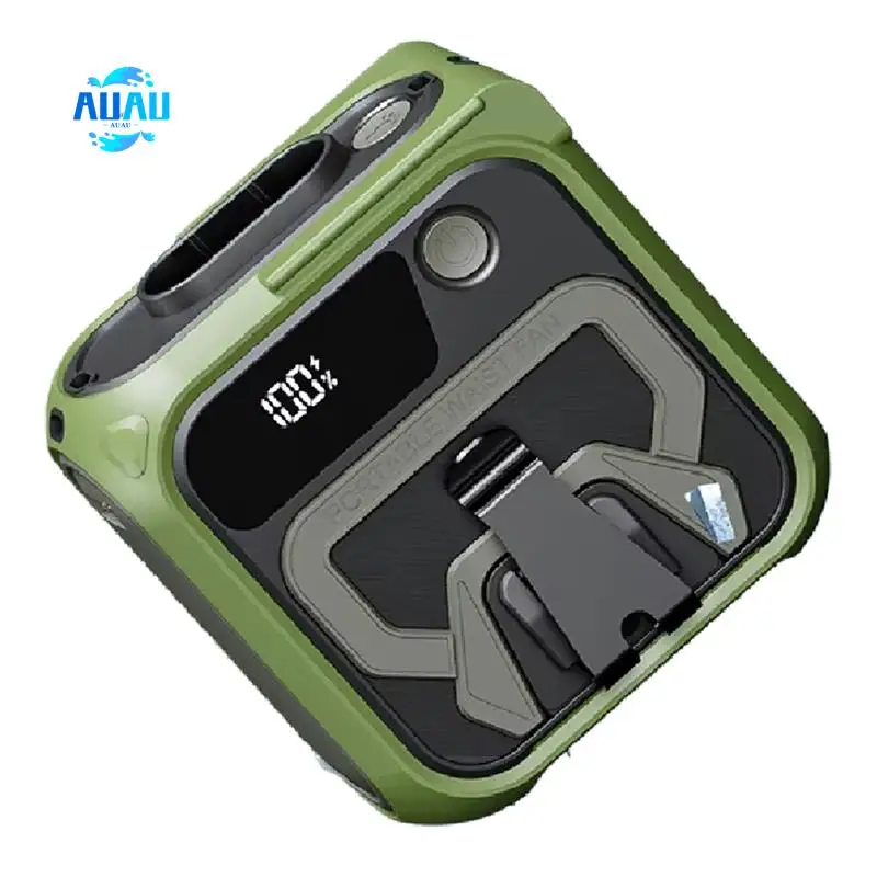 

AUAU-10000Mah Носимый вентилятор Мини-вентилятор на талию 5-скоростной USB перезаряжаемый вентилятор с зажимом на талии Аварийное мобильное питание для улицы