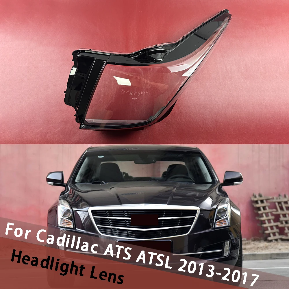 

For Cadillac ATS ATSL 2013-2017 Headlight Housing Head Light Shade Lamp Transparent Cover Lampshade Headlamp Shell Plexiglass