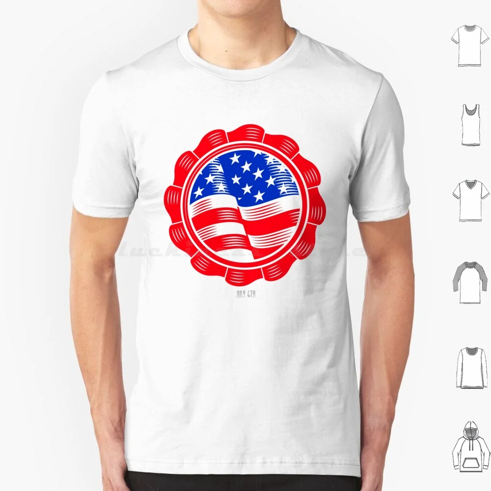 July 4th American Flag Spinning Circle ? Day T Shirt 6xl Cotton Cool Tee 4th July July 4th Day American Flag Usa Usa Flag Bbq