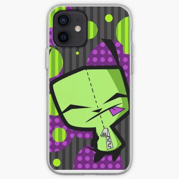 Happy Gir From Invader Zim Fanart Iphone  Phone Case Customizable for iPhone X XS XR Max 11 12 13 14 Pro Max Mini 6 6S 7 8 Plus