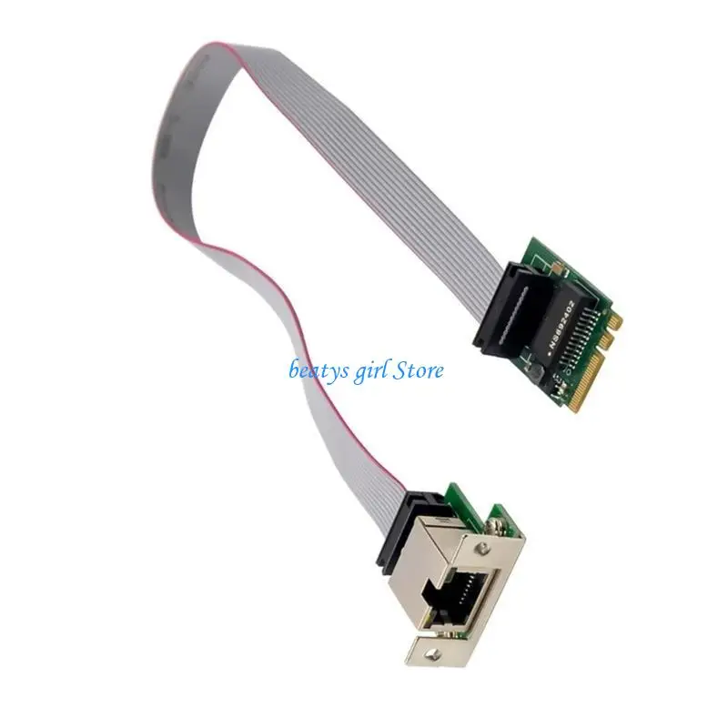 

C7AB M.2 MINI PCIE Rj45 Networking Adapters PCIE 1000Mbps RTL8111G Half-height