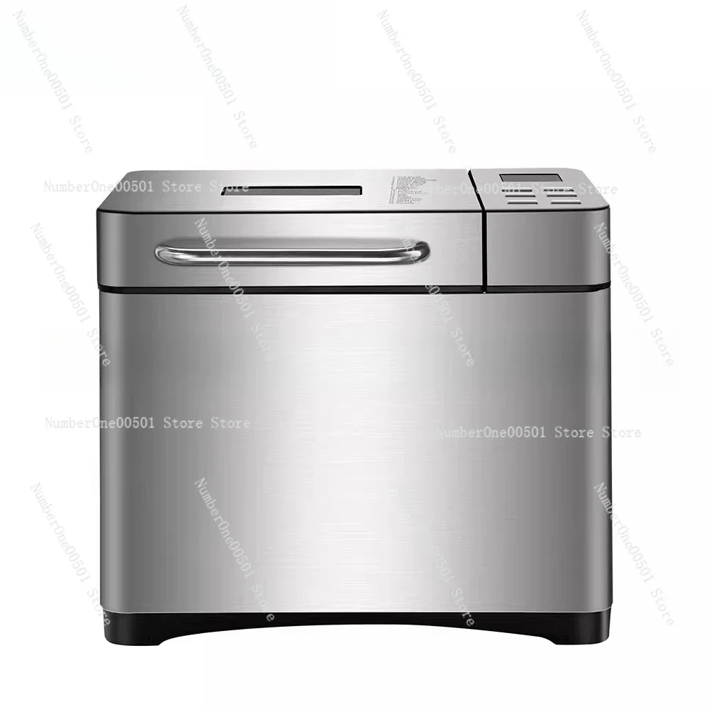 650W 1KG Bread Maker Stainless Steel Automatic Stir Raw Dough Dispense Fruit Nut Bake 3 Sizes Toaster 17-in-1 Bread Machine 220V