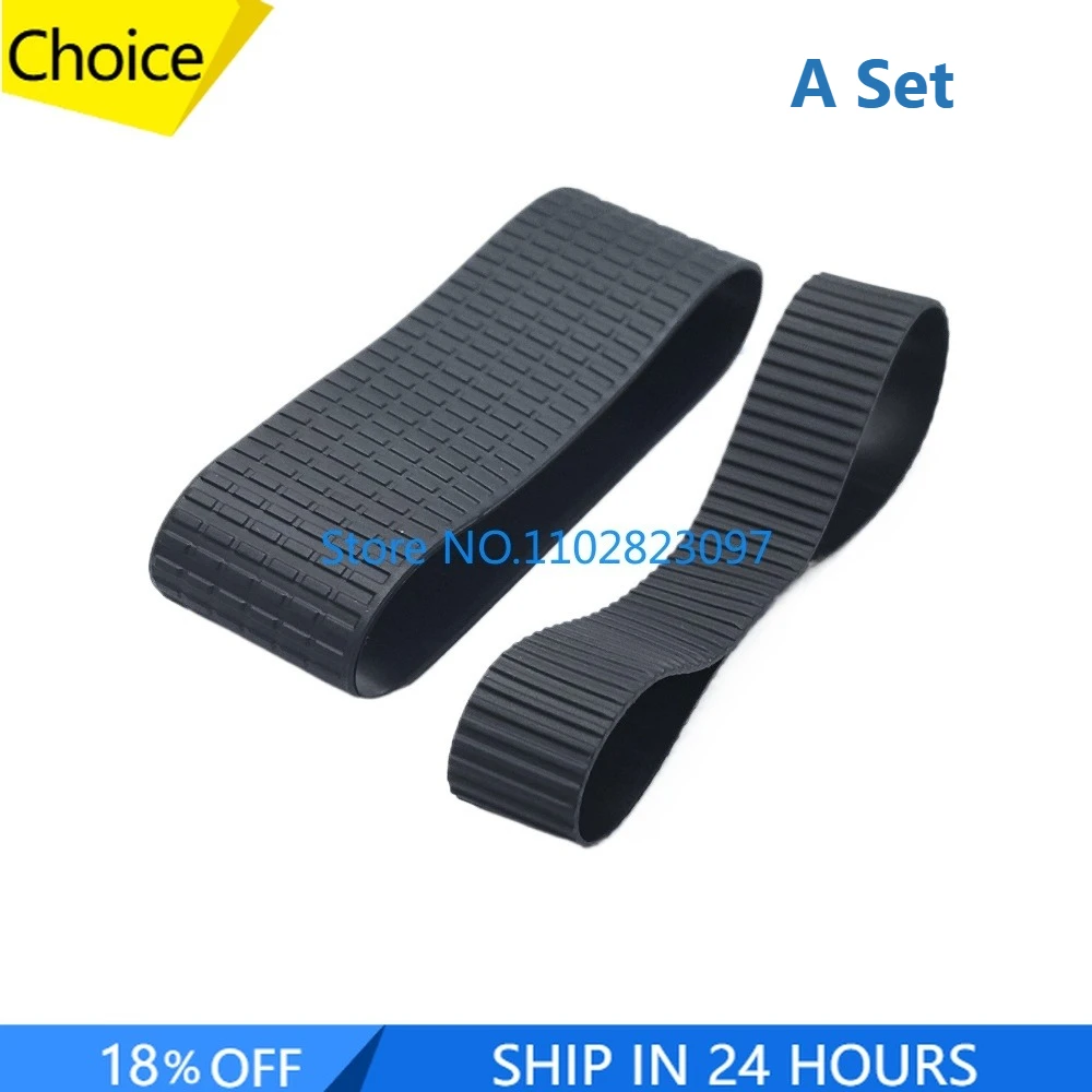 Original New A Set of Zoom + Focus Lens Rubber Ring for Nikon AF-S 24-70mm F/2.8E ED VR II 24-70 Gen2 Camera Replace Part - zdjęcie 1