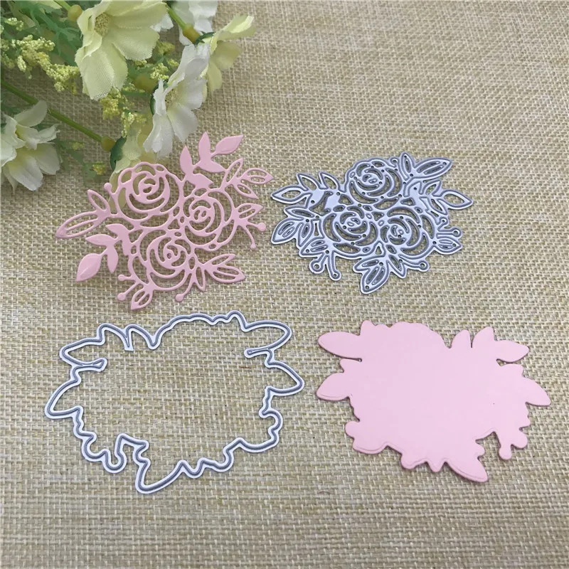 ลูกไม้ดอกไม้ตัดโลหะตาย Stencil สำหรับ DIY Scrapbooking อัลบั้มลายนูนกระดาษการ์ดหัตถกรรม Die ตัด