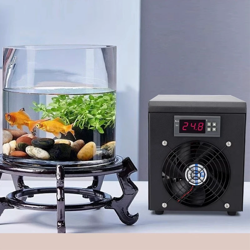 Chiller fish tank small aquarium circulation constant temperature household small cold and warm dual-purpose refrigerator fish f