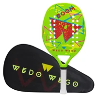 Beach Tennis Racket FC/3K/12K/18K/Kevlar Carbon Fiber Grit Face, EVA Memory Foam Core, Outdoor Sports Ball Racket 4