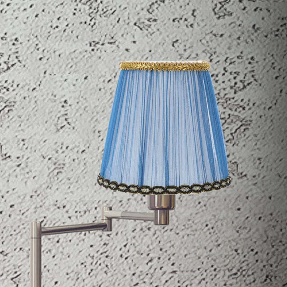 2Pcs Clip Fabric Lampshade for Chandelier Table Lamp Floor Lamp Wall Sconce Light Blocking Warm Lighting Decorative Shade