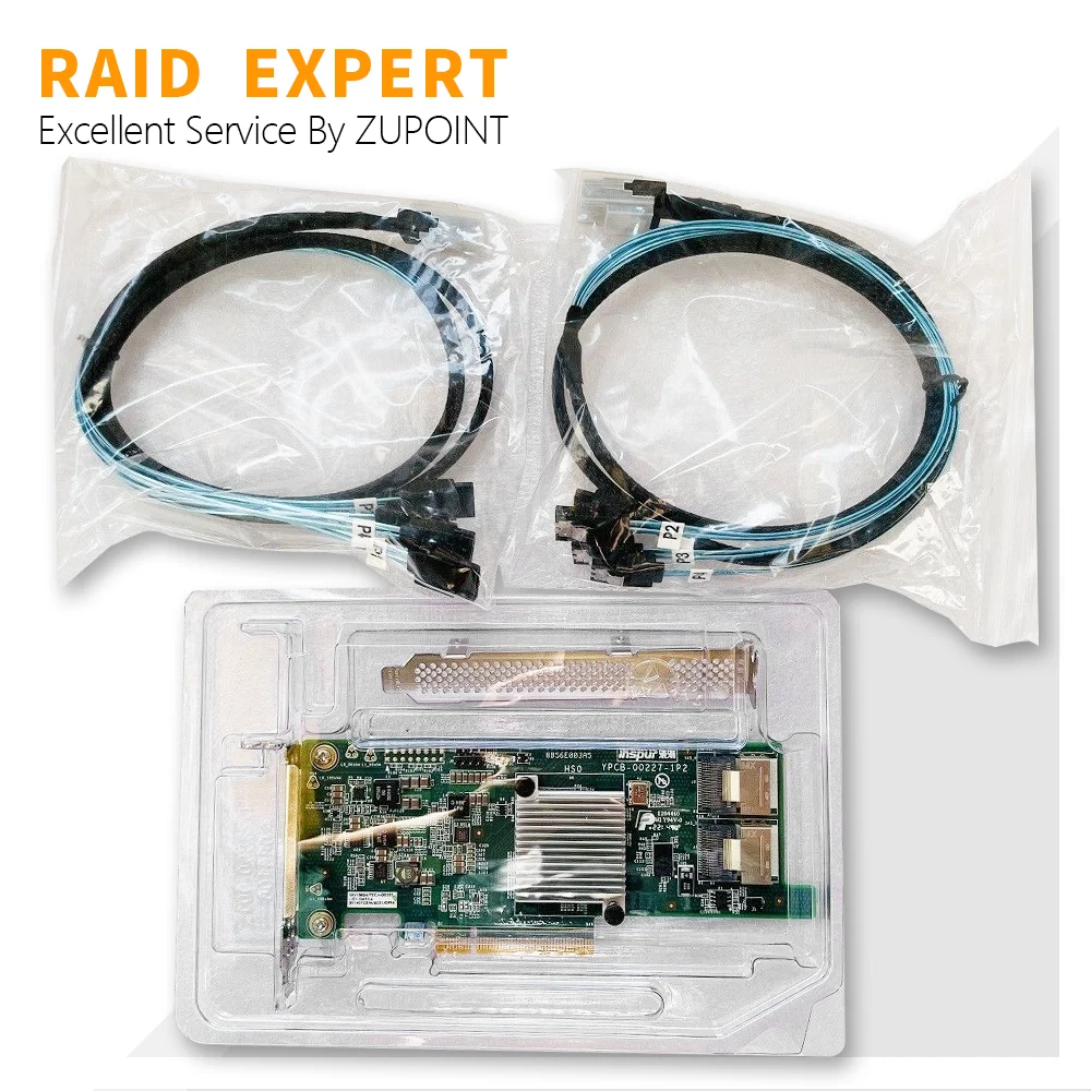 ZUPOINT INS-PUR 9207-8i scheda Controller RAID 6gbps FW:P20 HBA IT Mode pci-e Expander Card per ZFS FreeNAS unRAID + SFF8087 a SA