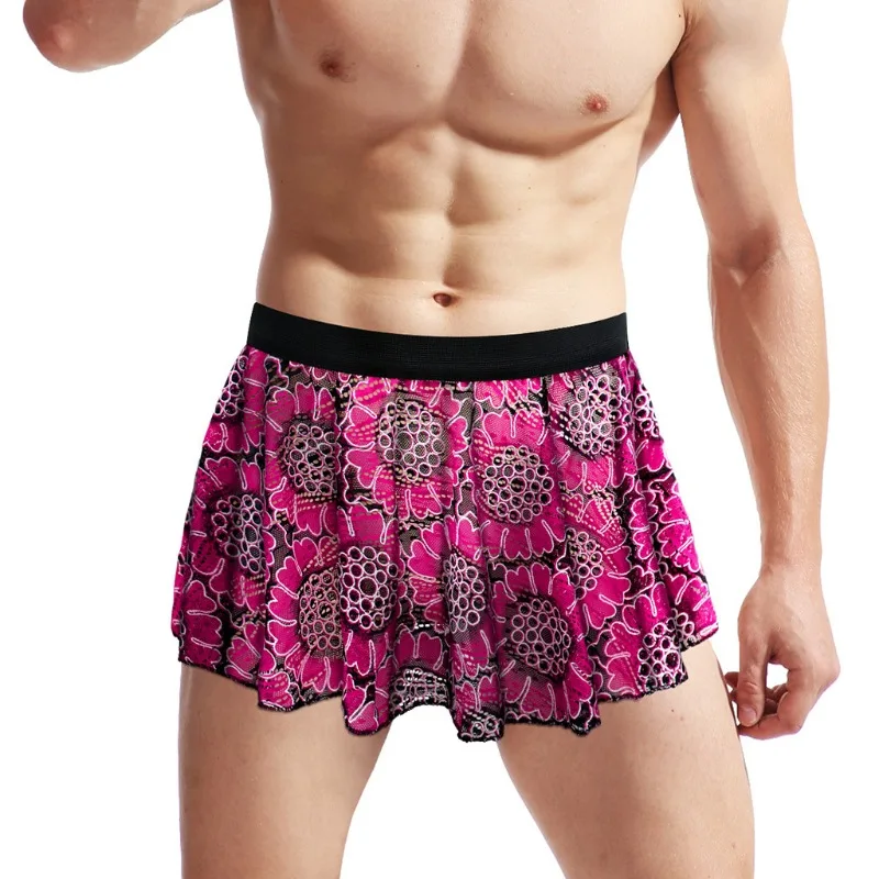 Unisex Pleated Mini Skirt with Elastic Waist