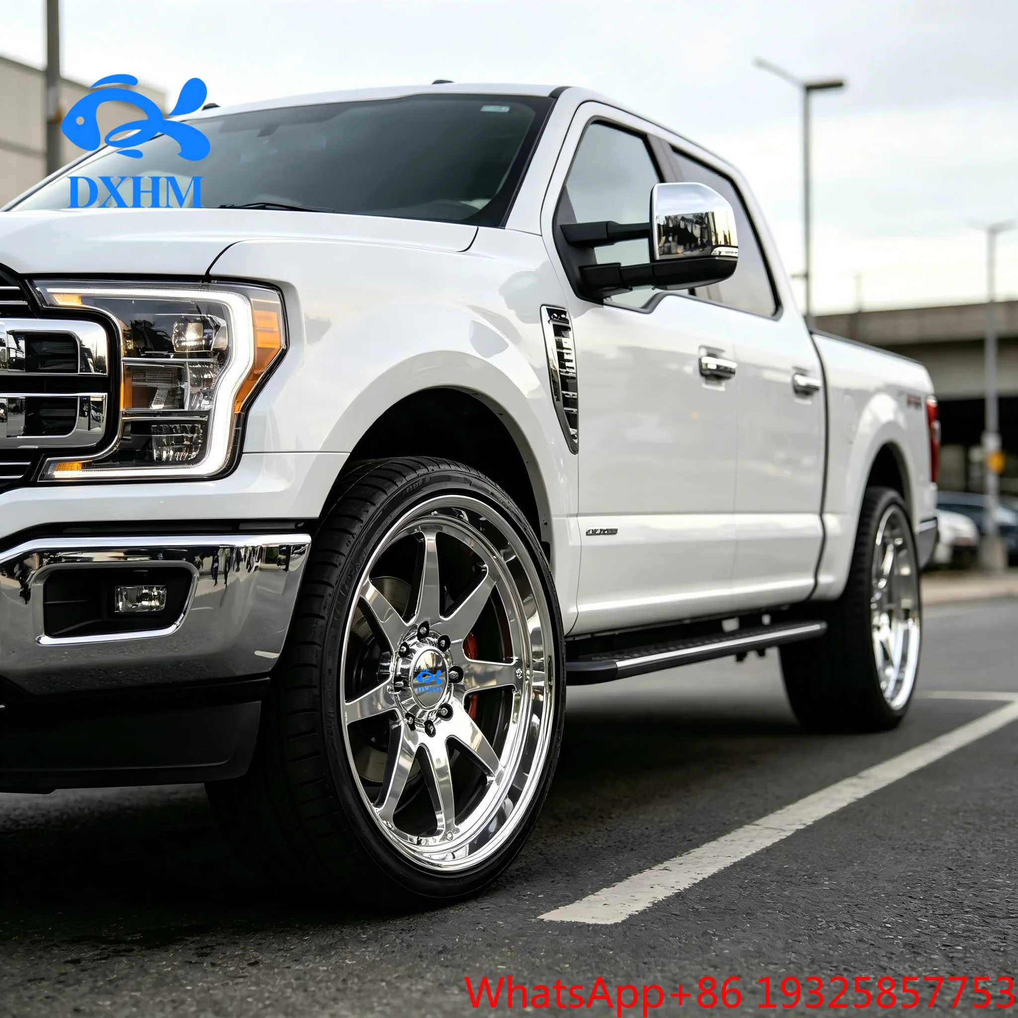 Deep Dish Alloy Forged Rim 6x5.5 8x6.5 6x139.7chrome Truck Rims 20 22 24 26 Inch Dub Floaters Rims for Chevy GMC Sierra Dodge