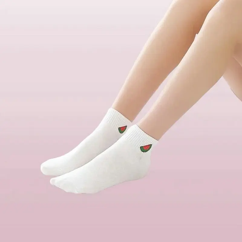 Calcetines de algodón fresco para mujer, medias náuticas cómodas de estilo universitario, de alta calidad, a la moda, 5/10 pares, novedad de 2024