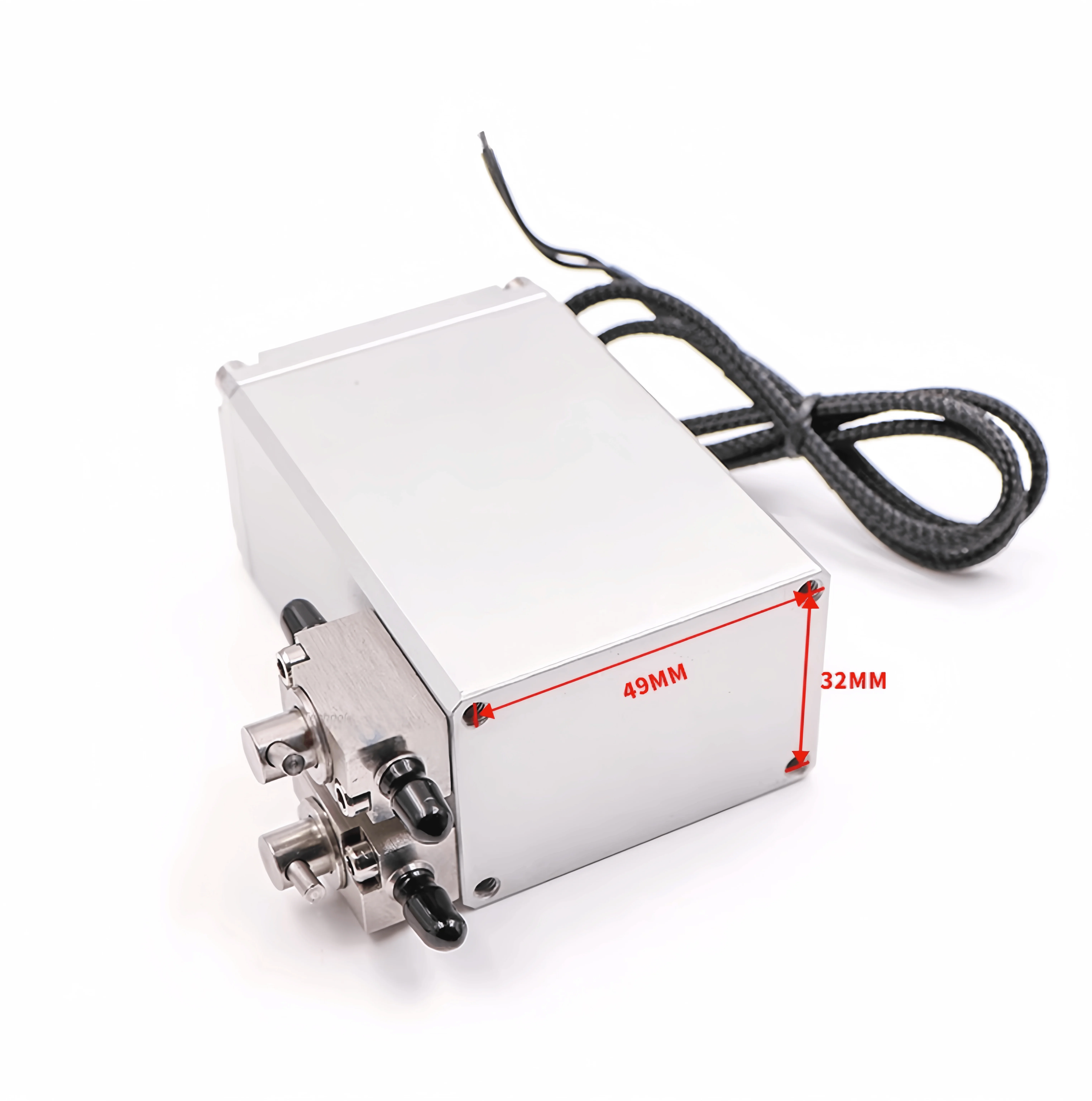 Tanque de tinta secundário de metal de válvula dupla – Garrafa de tinta sub de alumínio para impressoras UV de plano