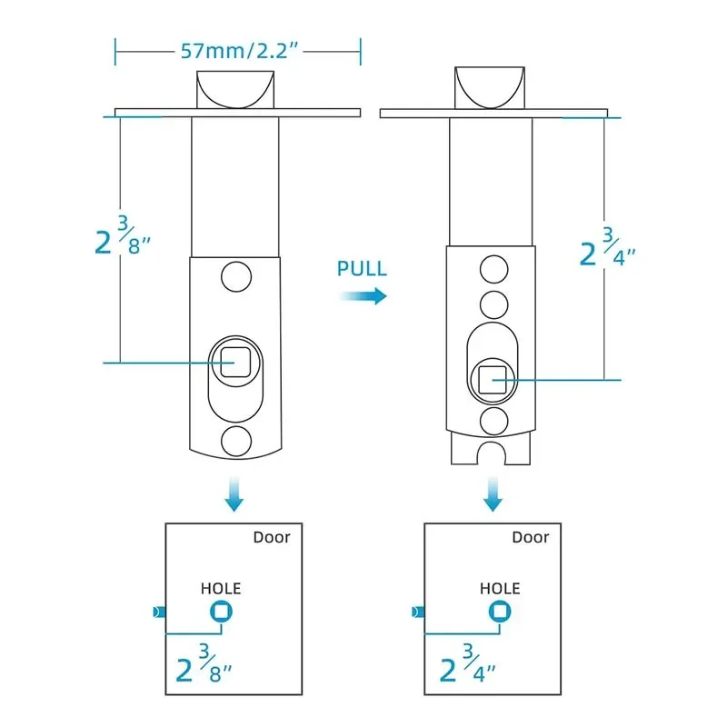 Tuya Biometric Fingerprint Lock Electronic Door Lock Security Smart with Key APP Support iOS/Android for Bedroom Hotel Office