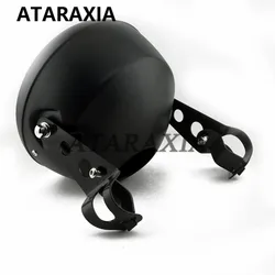 7 inch LED Motorcycle Headlight Cover 28-36mm Side Mount Round Headlight Housing Mount Headlamp Head Light Shell Lighthouse