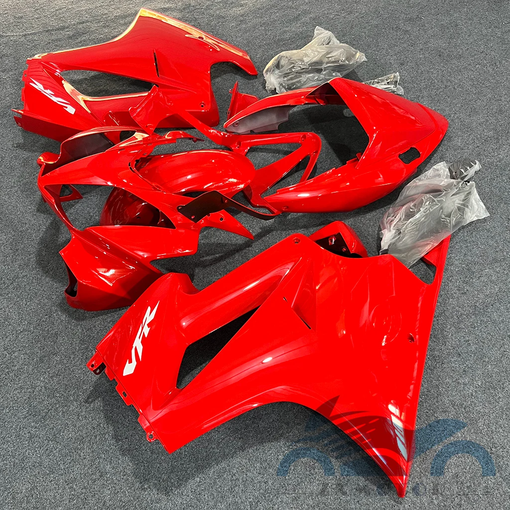 Motorcycle Fairings Kit for Honda VFR800RR 2002 2003 2004 2005 2006 2012 02-12 VFR 800 Injection Gloss Red Bodywork Set