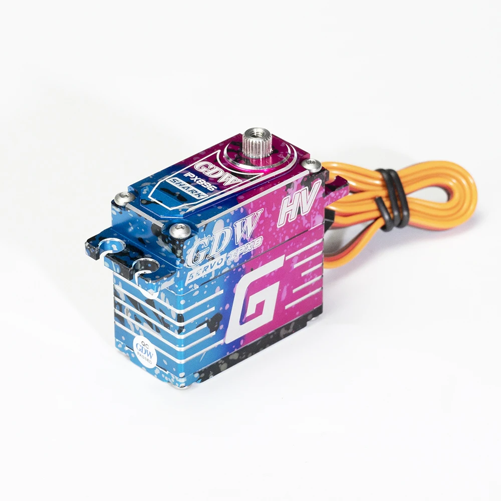 GDW SHARK IPX896 43KG 25T 120° HV High Torque Waterproof Brushless Digital Servos For 1/8 1/10 RC Model Car Crawler Accessories