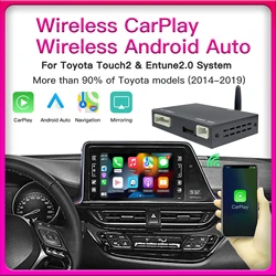 For Apple Carplay Android Auto For Toyota Touch 2 Entune 2.0 Highlander Tundra Sienna Prius Yaris Camry CHR Module Multimedia