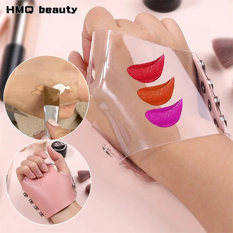

1pc Makeup Artist Gloves Fashion Professional PVC Leather Gloves Functional Beauty Tool for Faster Mixing of Liquid Shadow