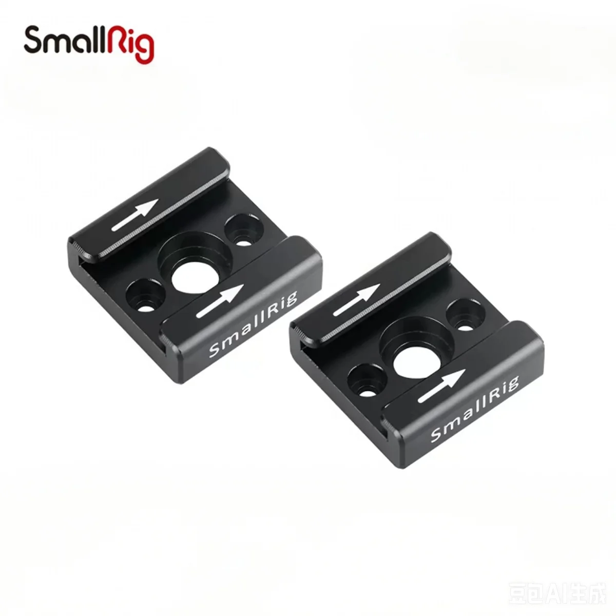 SmallRig Cold Shoe Mount Adapter Plate Aluminum Expansion Cold Shoe Base Universal Camera Rig Accessory for Microphone