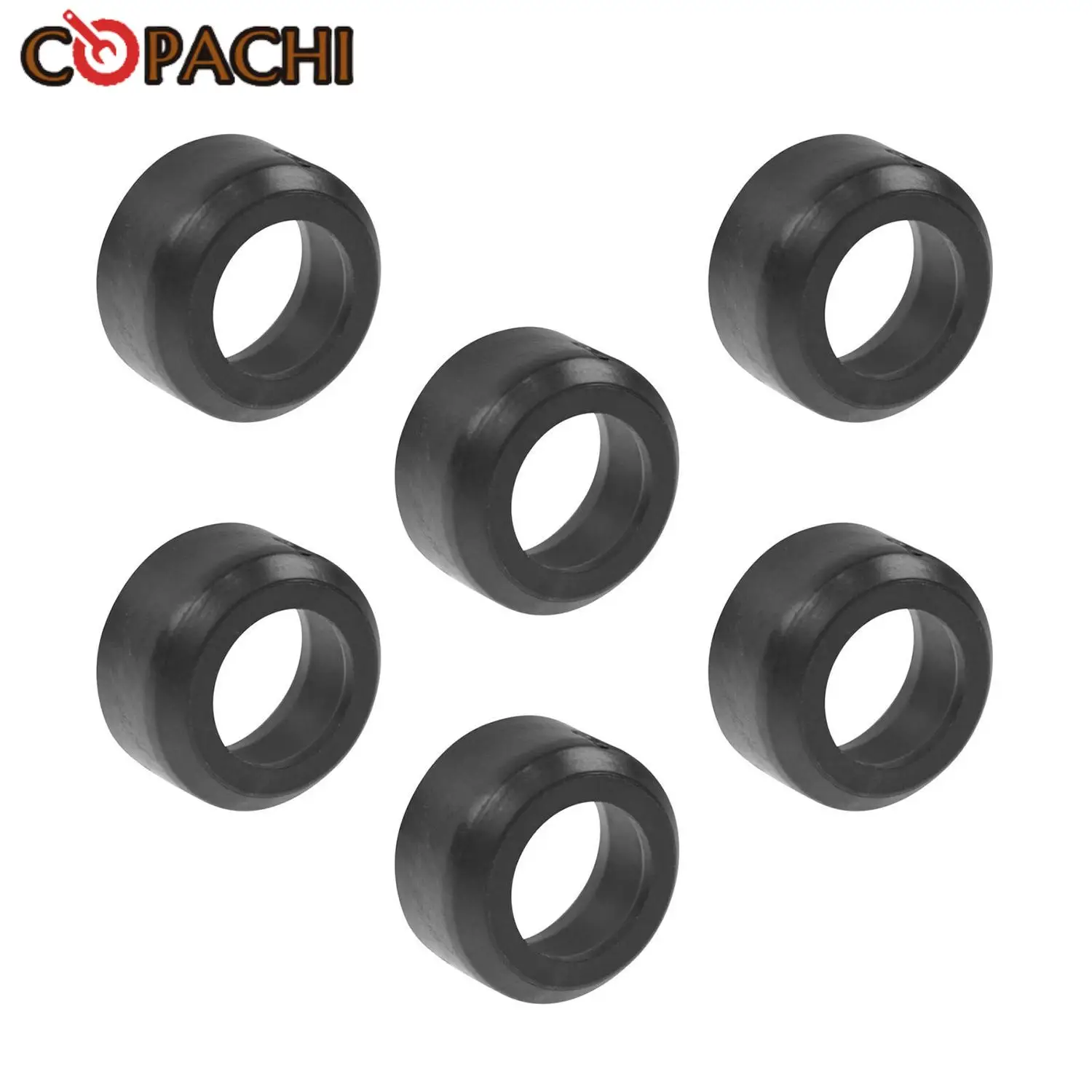 6Pcs Fuel Injector Seal Adaptor F77Z-9G512-AA F77Z9G512AA for Ford Ranger Explorer Mustang 4.0L V6 Car Accessories