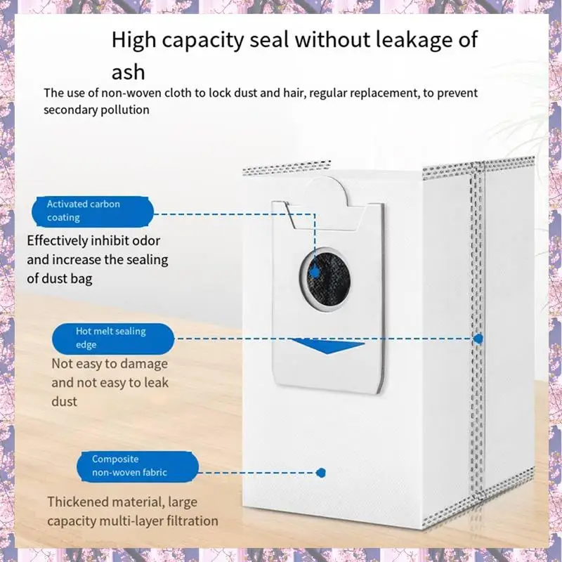 A59P New For Ecovacs Deebot X5 PRO Mop Dust Bag Mop Consumables Side Roller Brush Filter Elements Sweeping Robot Accessories