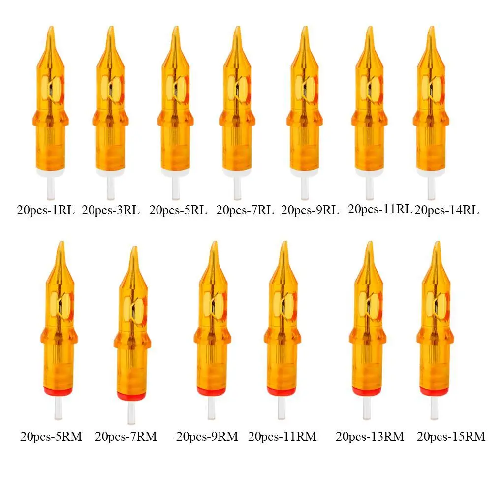 

20 X Tattoo Cartridge Tattoo Tips Magnum Sterileze for Tattooing Tattoo Cartridge Machine Pen Tattoo Supplies Permanent