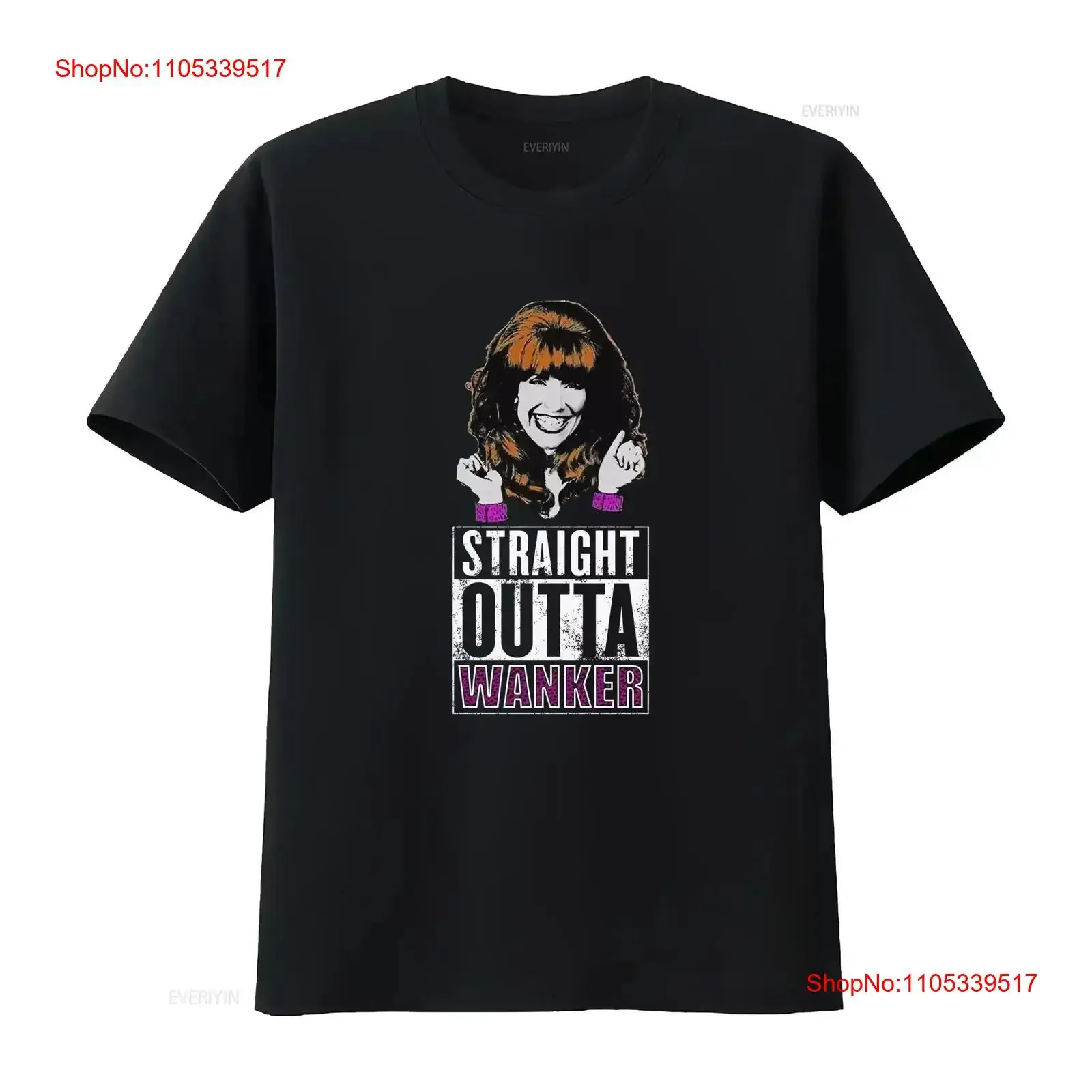 Peggy Bundy T shirt parody Straight Outta Wanker Al Married with children tv vintage Washed Versatile Breathable Soft graphic