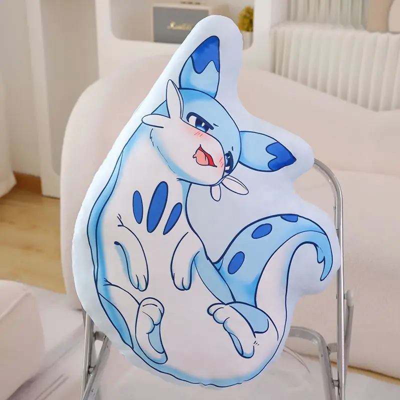 Palworld-förmiges Kissen mit hohem Farbwert, Animation, niedlicher Cartoon-Druck, kreativ, für Zuhause, einfaches Auto-Sofa-Plüschkissen, Geburtstagsgeschenk – Detail 10