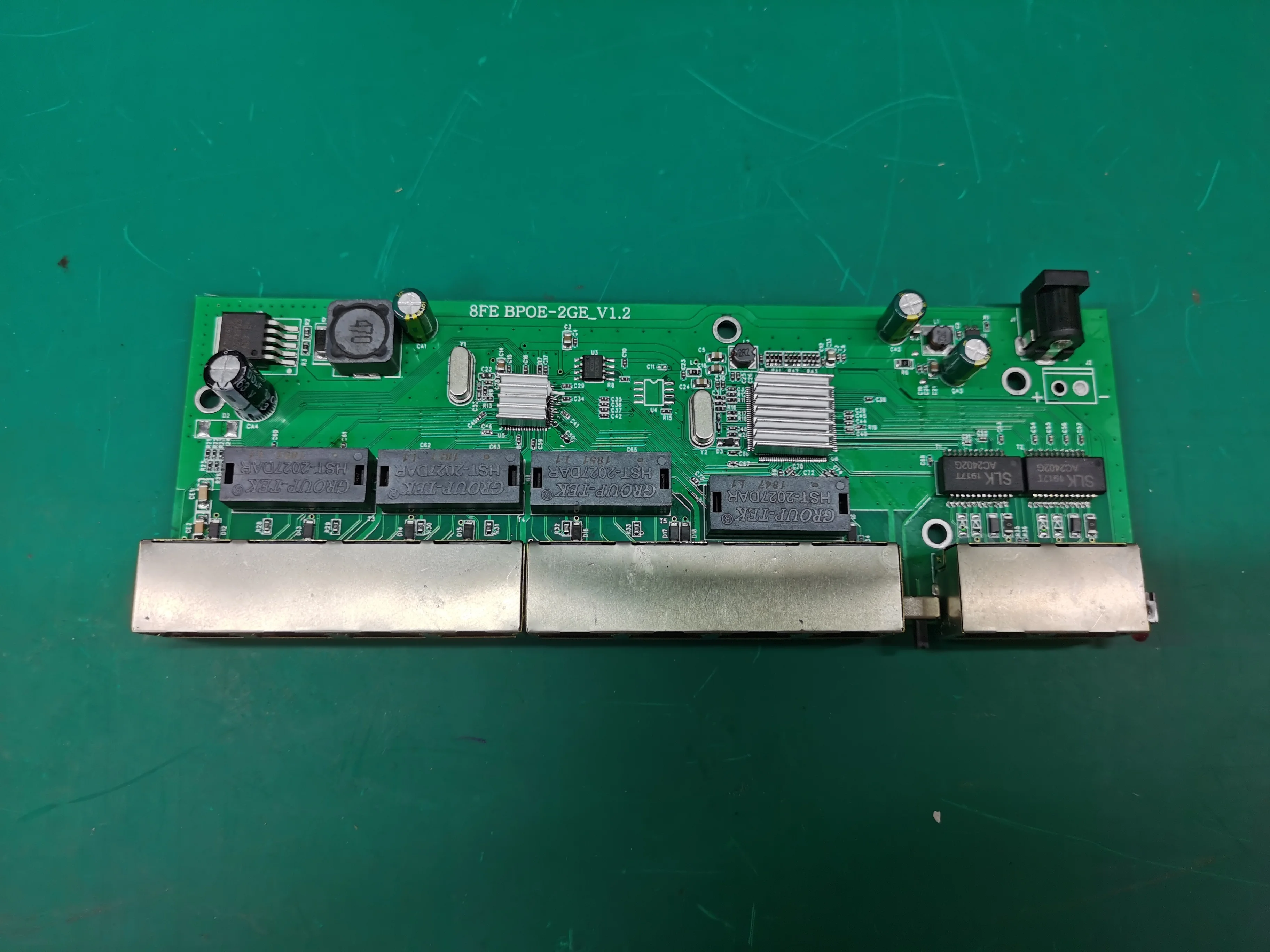 Wanglink High Quality 10/100Mbps 8 port with 2GE Uplink VLAN Control Network RPOE PCB