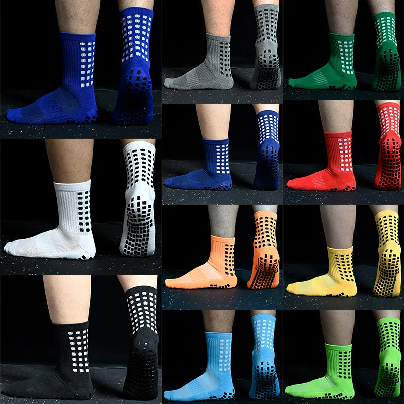 

Sports Soccer New Anti Socks Slip Cotton Football Men Grip Socks Calcetines