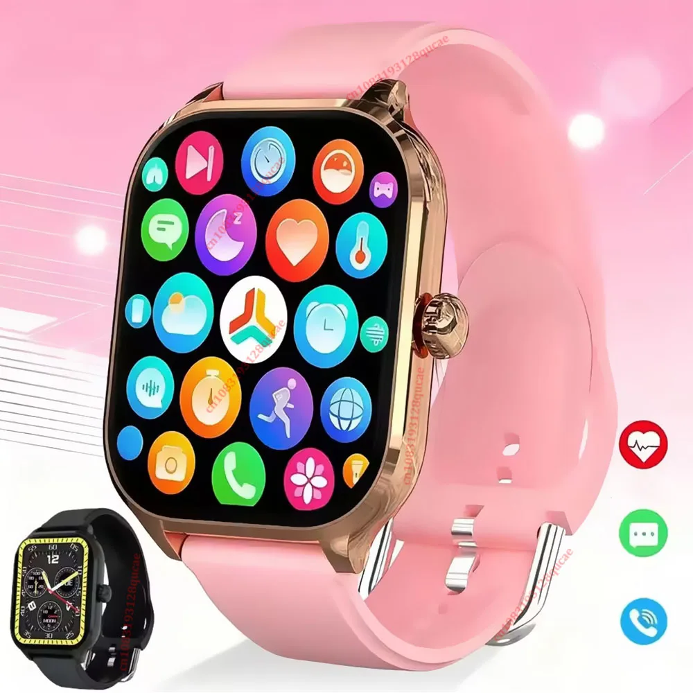 Sports Smartwatch For Women and Men HD Screen Phone Call Mus