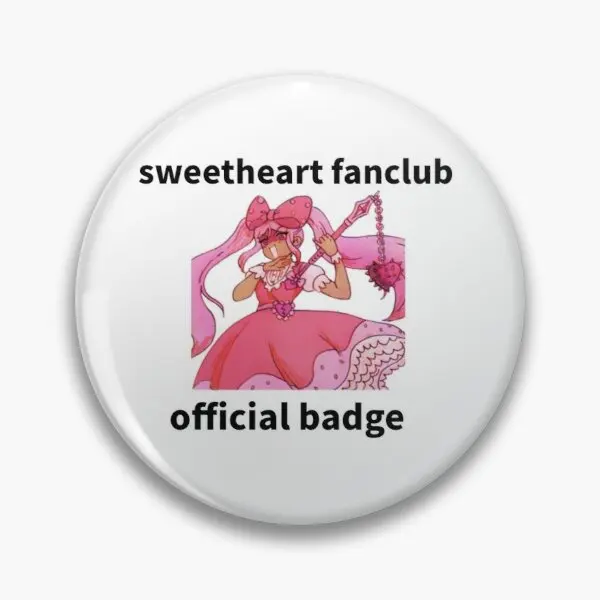 Omori Sweetheart Fanclub Official Badge  Customizable Soft Button Pin Funny Metal Lapel Pin Collar Lover Creative Badge Clothes