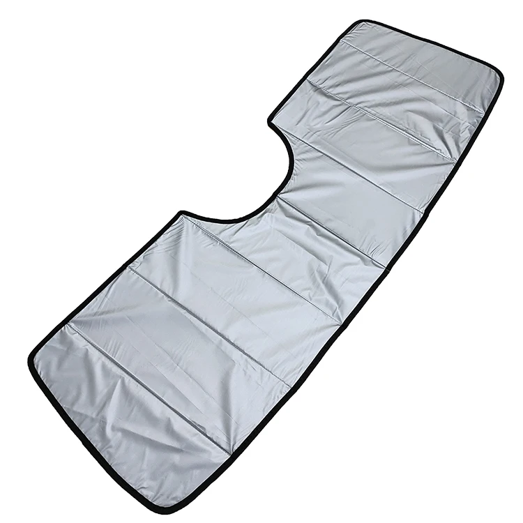 

Foldable Windshield Heat Shield Sun Visor Sunshade Protector for Ford Bronco 2021+ Silver Coated Cloth + PE Board