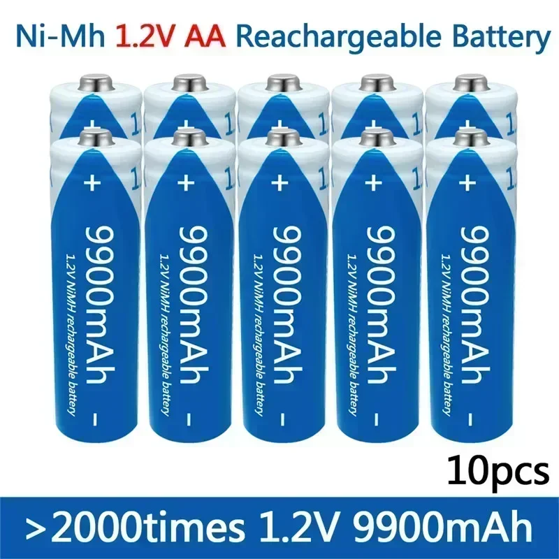 2024-batería recargable para pistola de temperatura,pila AA de 1,2V,2500mAh, Ni-MH,para ratón de juguete con control remoto