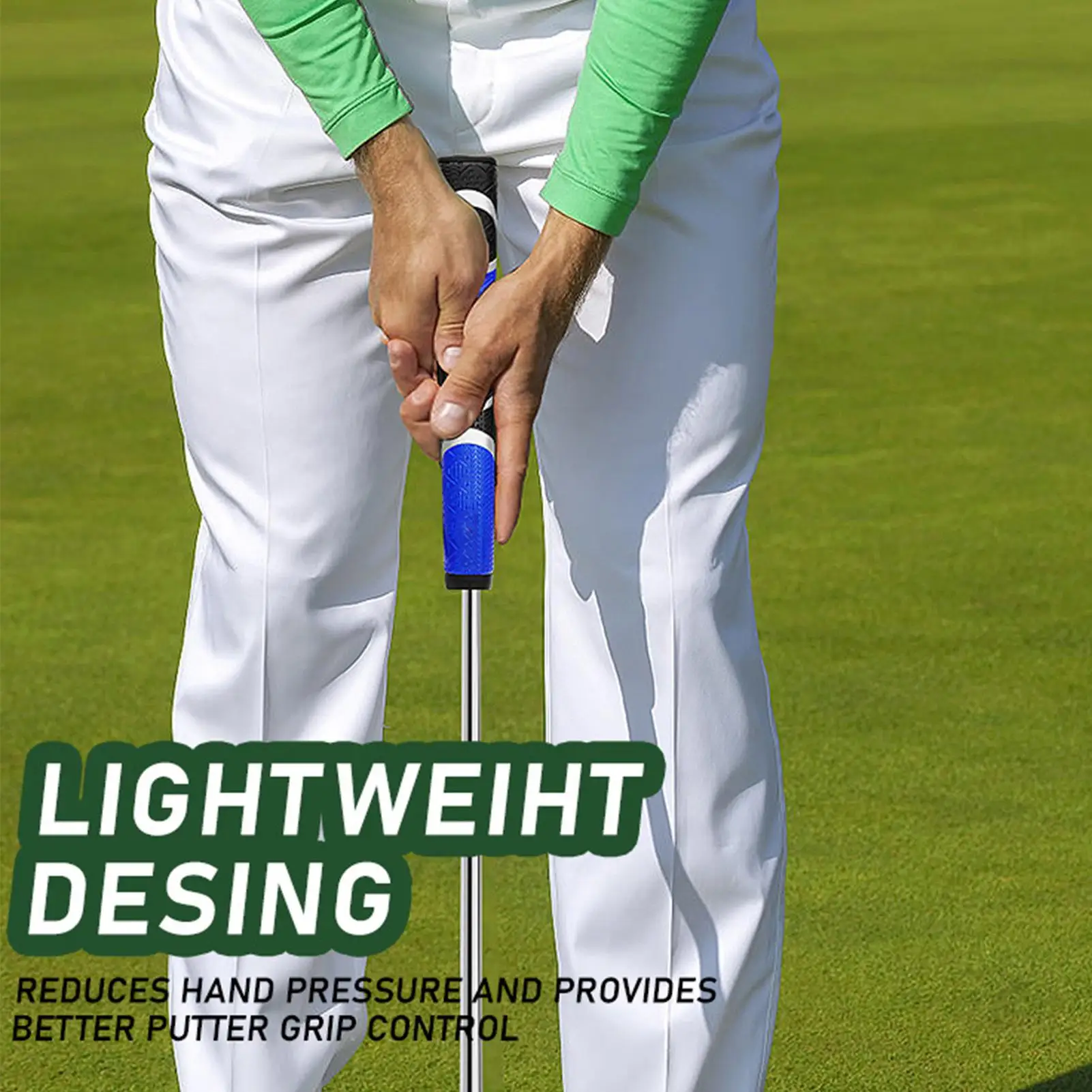 قبضة مضرب خفيفة الوزن لمقابض نادي الجولف بديلة مقاومة للتمزق للتدريب على التأرجح للاعبي الغولف والشباب والمراهقين والأولاد #2