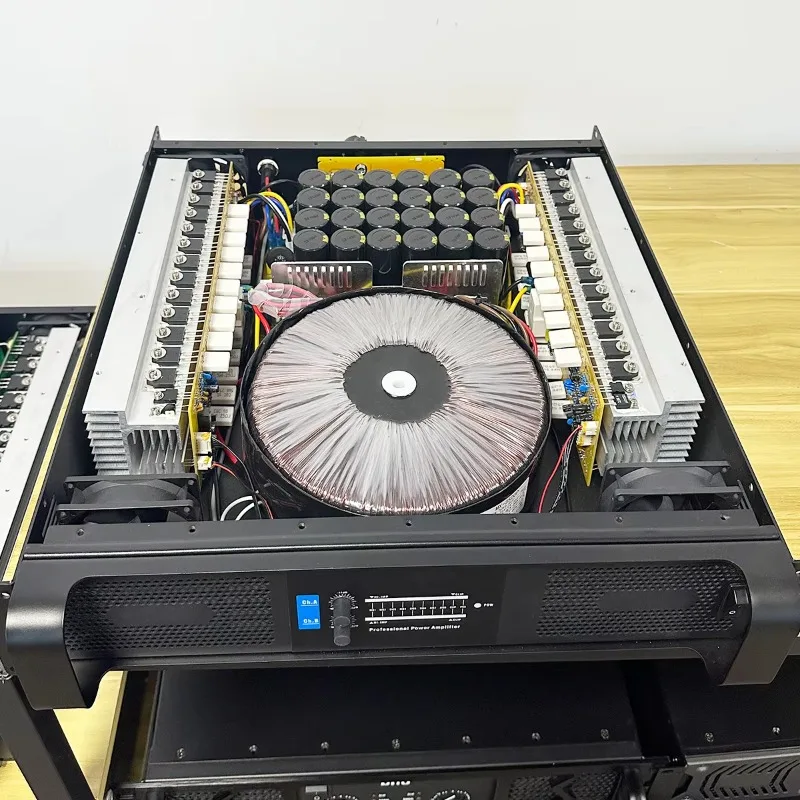 2U Professional Power Amplifier Boasts 1200W 2-channel Class H Sound Quality and Is Suitable for Stage and Karaoke Use