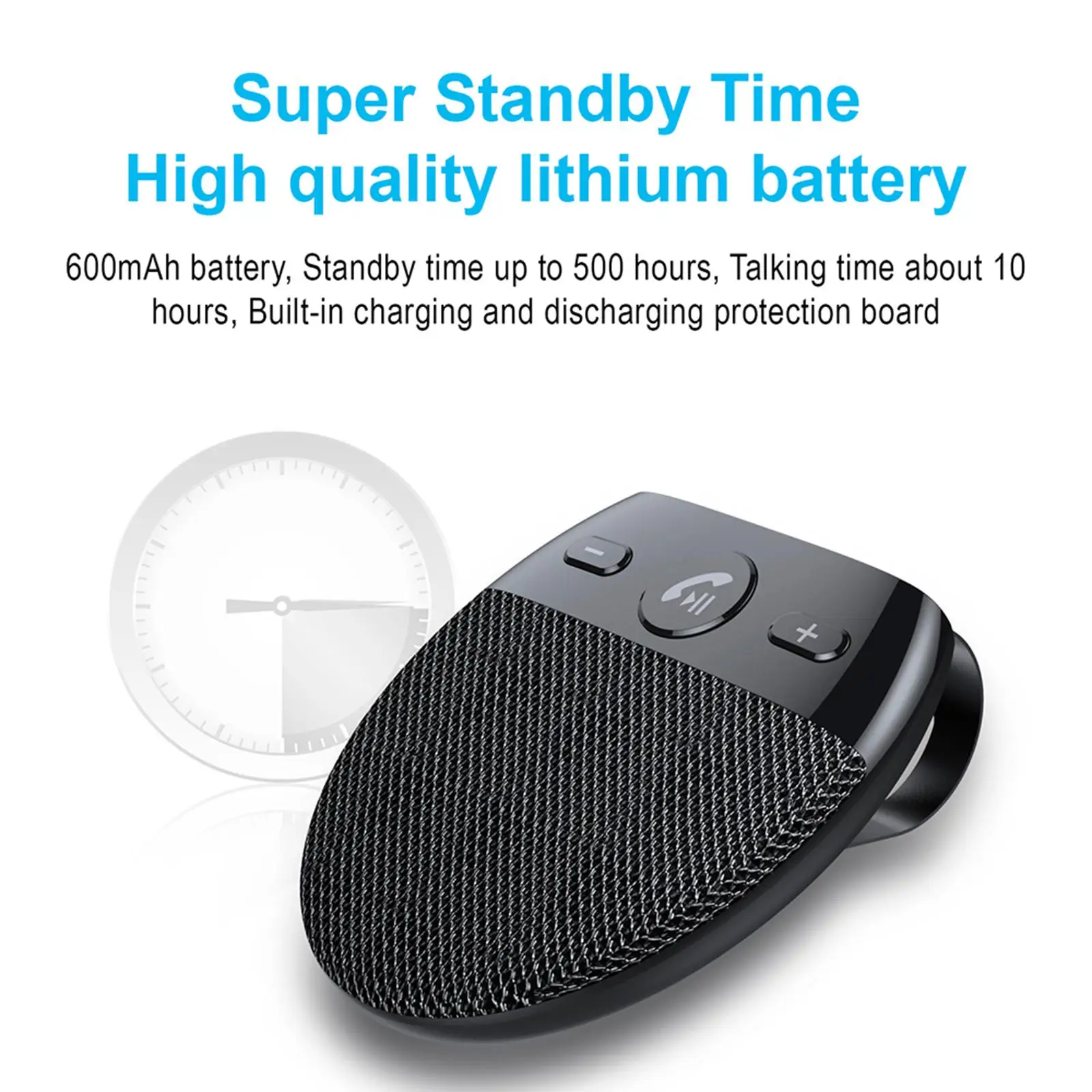 Bluetooth Car Speaker Car Kit for Handsfree Calling Music Drive Talking