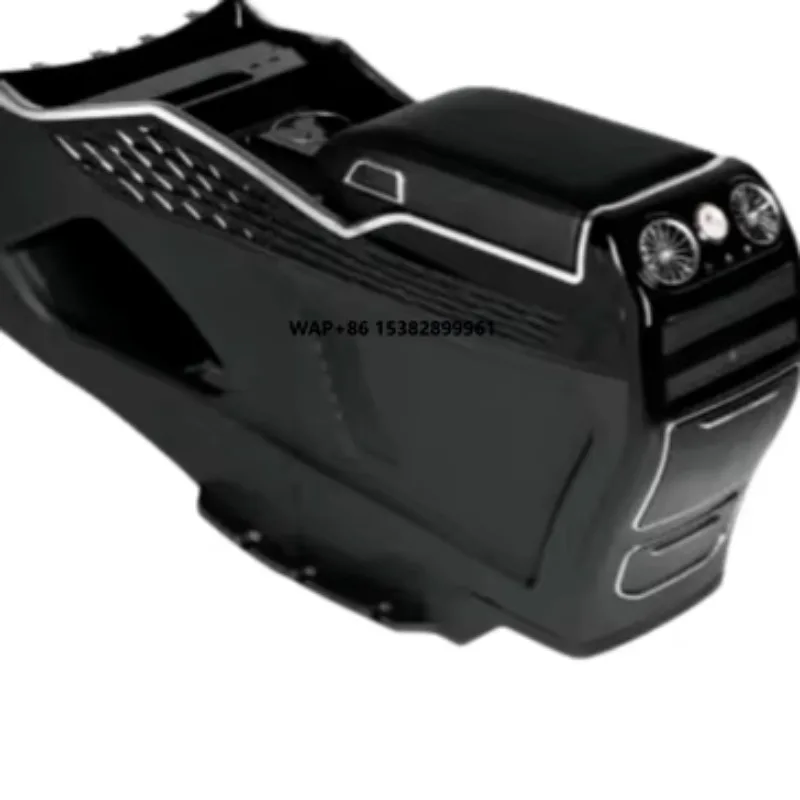 

Universal Leather Car Armrest with Cup Phone Holder Center Console Armrests Box Central Store Content Storage Box