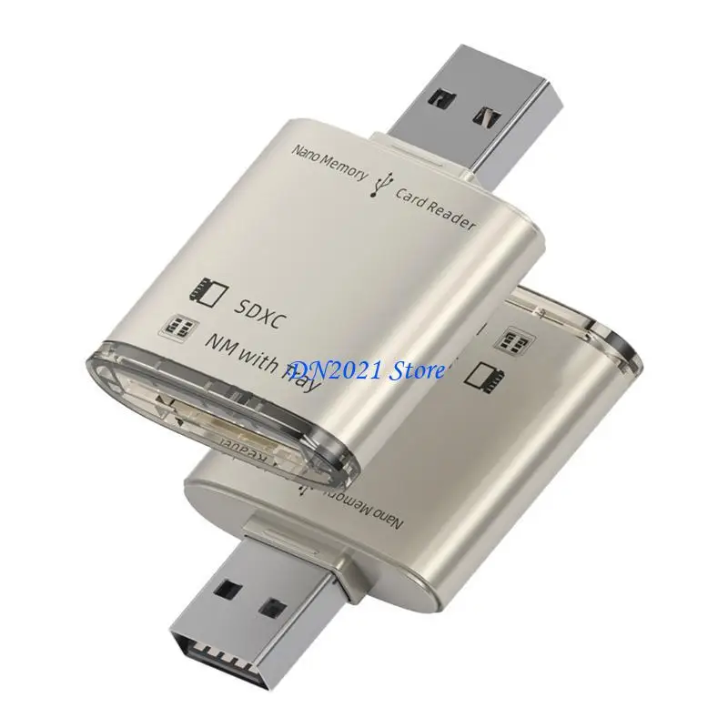 F3KE USB2.0/USB3.0 to Card Reader Read Different Memory Card Formats on PC Card Reader Lightweight Designs