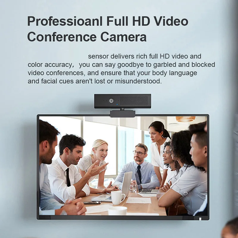 Веб-камера компьютерная с микрофоном, 1080P, USB