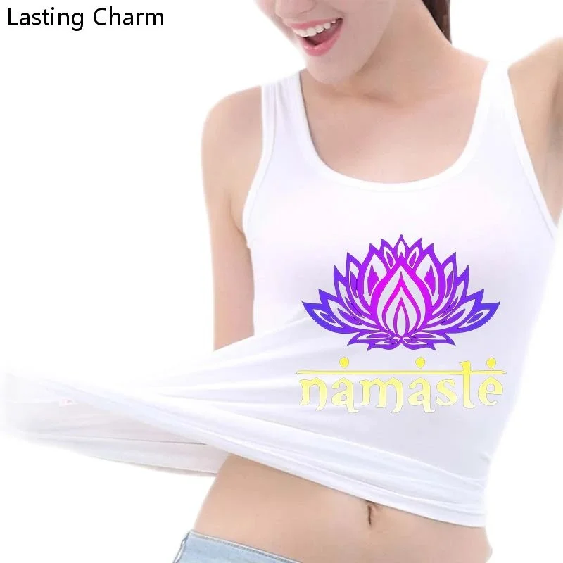 

Bohemian Namaste Lotus Flower Interesting Tank Top Women's Yoga Sports Workout Sleeveless Top Gym Top